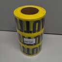 Premium Yellow Caution Tape Roll, 3 inch x 1000 feet, Ideal Use for Danger/Hazardous Areas/Crime Scene Halloween Party Decorations (3-Pack)