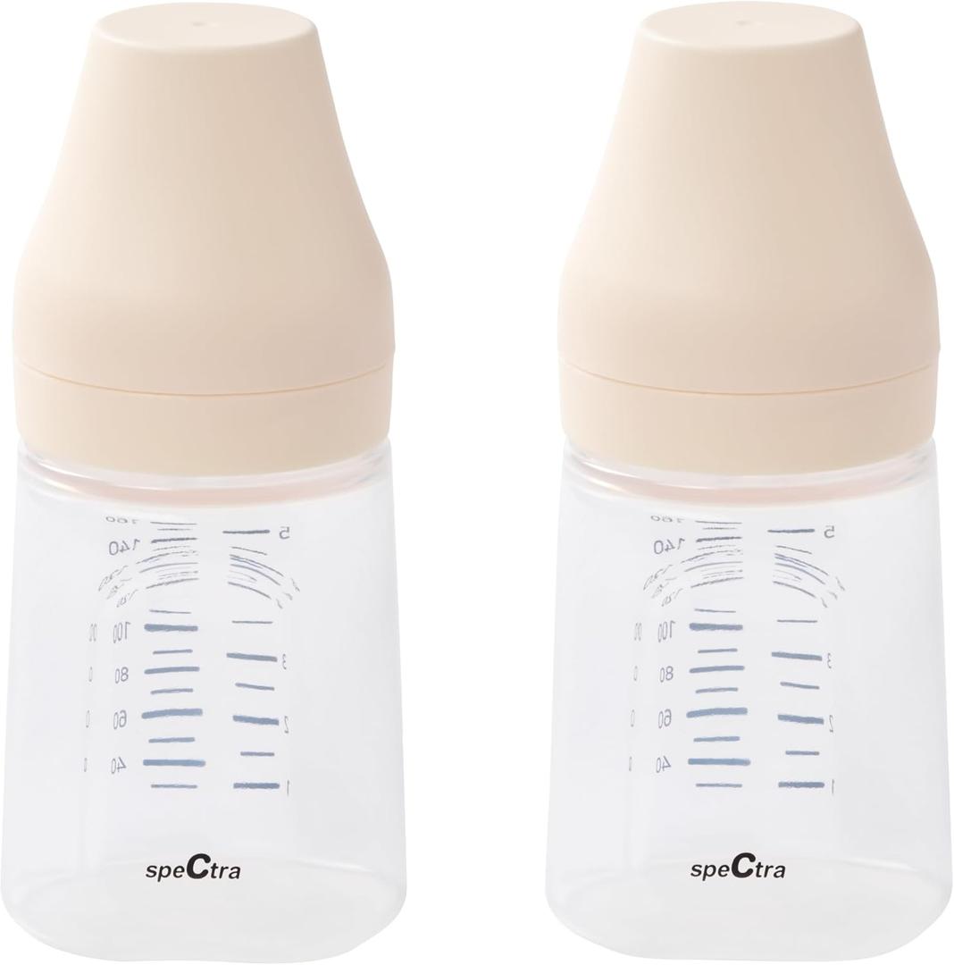 Spectra Wide Neck Milk Storage Bottles - Pack of 2-160ml