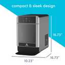 Avalon Nugget Ice Maker Chewable Ice 38 lbs Per Day, One Click Operation, Large Ice Storage, Connects to Water Line, Includes Set of Filters