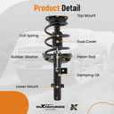 maXpeedingrods 2Pcs Front Struts Shocks for Honda Accord 2013-2017 2.4L L4