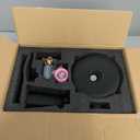 Tub Shower Faucet Set Valve Included with 6-Inch Rain Shower Head and Tub Spout Single-Handle Tub and Shower Trim Kit Matte Black