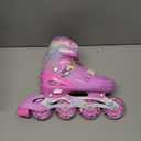 2PM SPORTS Inline Skates for Kids Boys Girls Ages 5-8 8-12 3-5 4-8 6-12 with Light Up Wheels, Adjustable Children's Roller Skates Blades for Toddler Beginner Youth Indoor Outdoor (Medium - Big Kid)