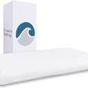 Bluewave Bedding Ultra Slim Gel Memory Foam Pillow for Stomach and Back Sleepers - Thin, Flat Design for Cervical Neck Alignment and Deeper Sleep (2.75-Inches Height, King Size)