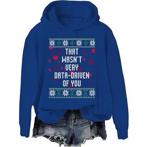 That Wasn't Very Data Driven of You Sweatshirt, Data Driven Christmas Sweater, Data Driven Christmas Shirt, Size L