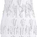 ODIZLI Women Short Sequin Homecoming Dresses for Teens Sparkly Sequin Mini Prom Cocktail Gowns Dance (S)