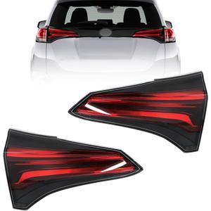 Rear Inner Tail Lights Assembly Replacement for Toyota RAV4 2016-2018 Driver and Passenger Side Brake Tail Lamps TO2802133 TO2803133