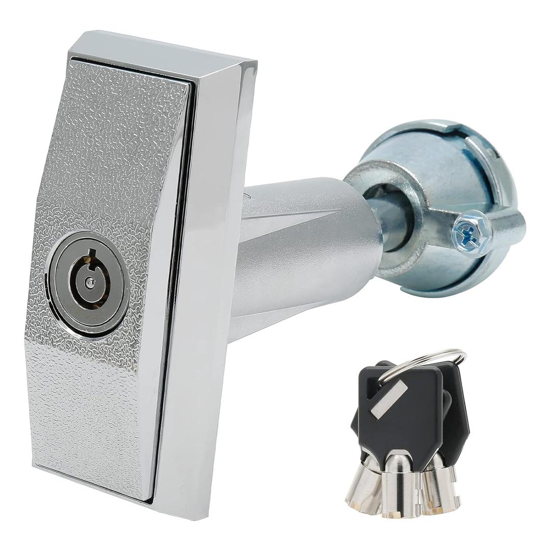 Universal Vending Machine Lock with T-Handle, Soda & Snack Machine Lock Replacement, Keyed Different