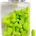 Fan Wu Soft Foam Earplugs 50 Pairs – 32dB Noise Reduction for Sleeping, Travel & Work | Small/XS Size for Kids & Women & Petite Adults | Reusable Comfort Fit | Green
