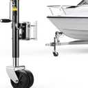 KYX 2200 Lbs Boat Trailer Jack with 6 Inch Dual Wheel, 10.2" Vertical Lift, Heavy Duty Swivel Tongue Jack for RV, Boat, Horse & Utility Trailers