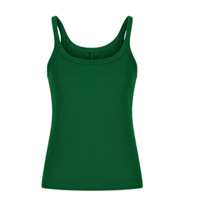 Women's Casual Camisole Tank Top Pure Color Basic Strap Sleeveless Undershirt for Spring Summer Comfortable Daily Wear ( M )