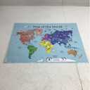 MWB World Map Wall Art Poster for Kids - Educational Map Posters for Kids includes Countries, States, Capitals & Pictures | Perfect for Classroom Decor or Home | 18" x 24" Laminated Durable Poster