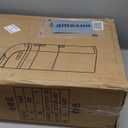 3-Tiers Narrow Bathroom Floor Storage Cabinet 7.1 Plastic Drawers Organizer with Tissue Box and Wheels Slim Waterproof Bathroom Cabinet for Small Kitchen Laundry Living Room Toilet Gap