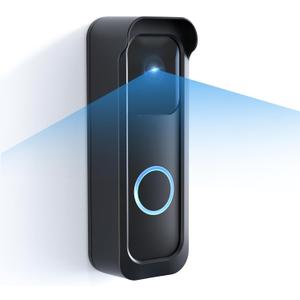 Blink Doorbell Mount, Anti-Theft 1st Gen Blink Video Doorbell Mount with Rain Cover(Not for 2nd Gen), Blink Doorbell Camera Mount for Apartment, No-Block Sensor & Night Vision, Easy to Setup
