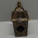 Moroccan Lantern Lamp Decorative Candle Holders for Ramadan Decorations, Hanging, Outdoor Patio or Porch, Indoor Home Decor (Bronze 10inch)