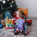 Sumind 2 Pieces Baby Doll Carrier Backpacks Doll Carrier Front Storage Bags with Straps Fit for Dolls from 14 to 18 Inches(Geometry and Heart Style)