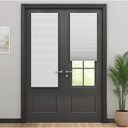 LazBlinds No Drill Cordless Cellular Shades for Doors, 28" W x 78" H, White