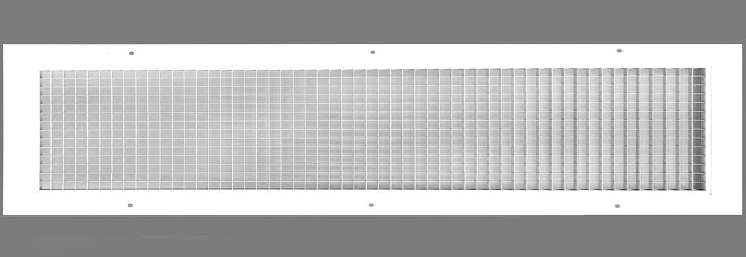 14" x 32" or 32" x 14" Cube Core Eggcrate Return Air Grille - Aluminum Rust Proof - HVAC Vent Duct Cover - White [Outer Dimensions: 15.75 x 33.75]
