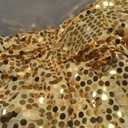 Gold Big Payette Sequin Backdrop 2 Panels 4ftx8ft Sparkly Glitter Backdrop Curtains Birthday Party Background Decoration