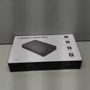 TLITLIING Portable Biometric Safe for Handguns & Pistols - Car Safe with Fingerprint & Keypad Lock | Fits Nightstand, Bedside & Vehicle | USB Rechargeable Pistol Case, Black