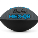 BadenJr Football Hex - Black/Gray/Blue, Jr 