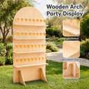 5.9 ft Wooden Champagne Wall,Champagne wall Holder for Party