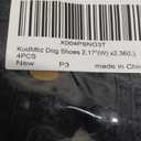 Dog Shoes, Dog Boots for Small, Medium & Large Dogs, Anti-Slip & Paw Protectors Pet Shoes for Indoor/Outdoor Walking on Summer Hot Pavement, Winter Snowy Day,Rainny Day (4PCS, Black) (2.36"(W)x2.56"(L))