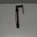 Under Cabinet Wall Mount Paper Towel Holder, Self-Adhesive Bar, Stainless Steel 13 inch (Black)