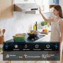 Ducted Under Cabinet Range Hood 30 Inch, 950CFM Stainless Steel Vent Hood