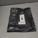 ZESICA Women's 2025 Summer Casual Mock Neck Bodycon Mini Dress Cap Sleeve Slim Fit Ribbed Knit Short Sweater Dresses, Black, Large