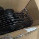 12V Fan RV|Truck Cooling Heavy Duty 8" Metal Car Fan Bus|Boat|Forklift|Car|Camper|Lawn|Mower|Tractor 2-Speed Black