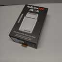 METALFX Double Foil Shaver, Handheld Electric Razor for Travel, Portable Cordless Close Face Shaver for Head, Beard, & Neck (Grey)