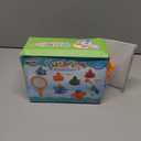 Dwi Dowellin Bath Toys Fishing Games Swimming Whales Bath Time Bathtub Toy for Toddlers Baby Kids Infant Fish Set Age 18months and up