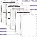 2 x 2026 Planner, Weekly and Monthly Calendar Planner Agenda, Jan 2026 - Dec 2026, Planning Academic Book, Office Desk Accessories and School Supplies - A5 (6.3'' x 8.5'') (Violet)