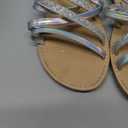 Vonair Girls Sandals Strappy Gladiator with Zipper Comfort Summer Shoes, Size 13