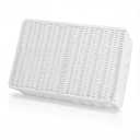 Doorbell Chime Cover Box Only,Special Imitation Rattan Design Door bell Cover Box for Wall inside,Easy Installation Decorative Doorbell Cover Box Plate 9.85”L x 6.29"W x 2.75”D (White)