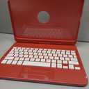 KBCASE Keyboard Case for iPad Air 13 inch M4/M3/M2 (2026/2025/2024)/for iPad Pro 12.9 inch 6th/5th/4th/3rd Gen, 360Rotatable Case with Touchpad & Pencil Holder for iPad Air 13/Pro 12.9 (Red)