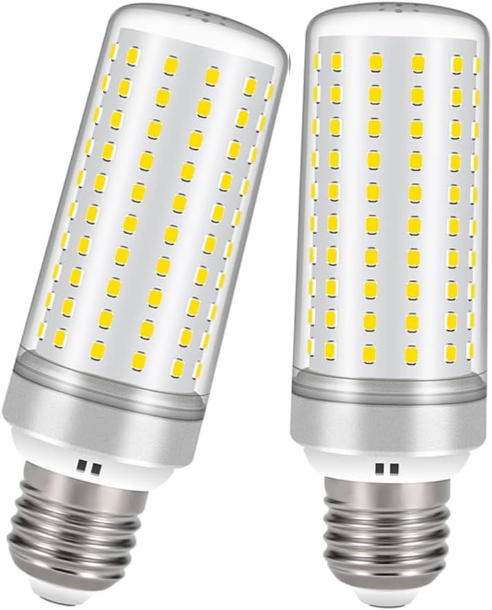 E26 LED Bulbs, 30W LED Light Bulbs Equivalent 250W, 4000K Natural Light, Not Dimmable,AC 110-220V, E26 Light Bulbs (2 Pack)