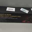43'' x 26'' Red Light Therapy Mat for Body, 580 LEDs Near Infrared Light Therapy Pad Adjustable 10-90 min Timer, 660nm & 850nm Home Red Light Therapy for Back Belly Knee, 60W with Glasses
