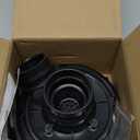 WEBANG 6 Inch Square Shower Drain Black Floor Drain with Flange Reversible 2-in-1 Cover Tile Insert Grate Removable SUS304 Stainless Steel CUPC Certified Matte Black