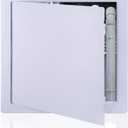 Suteck Plastic Access Panel for Drywall Ceiling 14 x 14 Inch Reinforced Plumbing Wall Access Doors Removable Hinged White 14 x 14