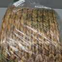 CENBOSS Rattan Christmas Tree Collar, Wicker Tree Skirt & Stand Base Cover (Brown Wash, 24 inch)