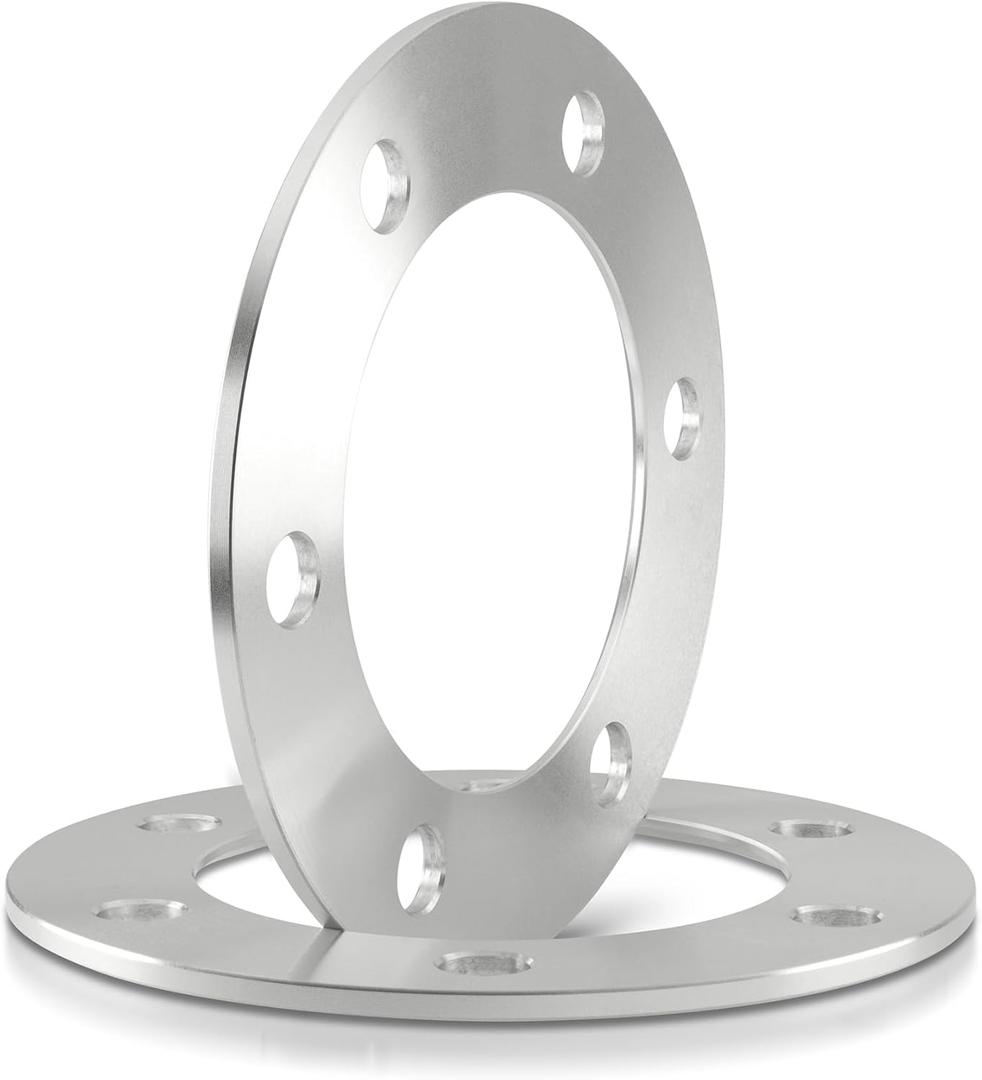 Customadeonly 2 Pieces 3/16" CNC Wheel Spacers Adapters Bolt Pattern 6x5.5 to 6x5.5 6x139.7 hread Pitch 14x1.5 Studs Thread Pitch 3/16"