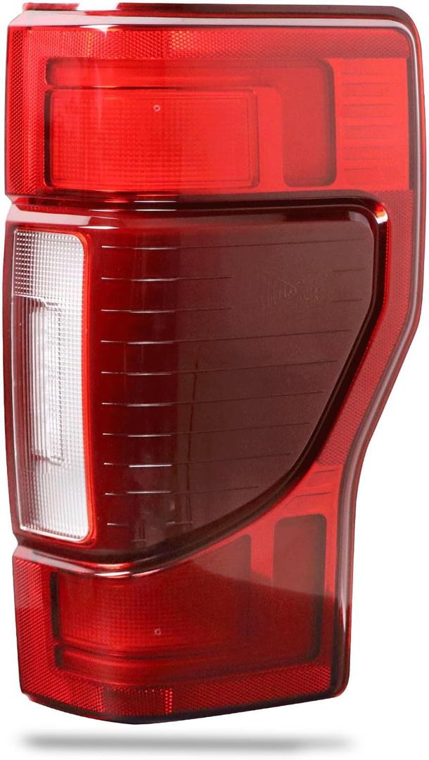 LED Tail Light W/Blind Spot Compatible With 2020 2021 2022 Ford F250 F350 Super Duty Right Passenger Side Rear Taillight Replace LC3Z13404E