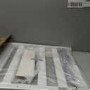 Tower Warmer Rack, 6 Bars Stainless Steel Wall Mounted Electric Heated Towel Rack for Bathroom, Built-in Timer, Hard-Wired & Plug in, Glossy Black (White)