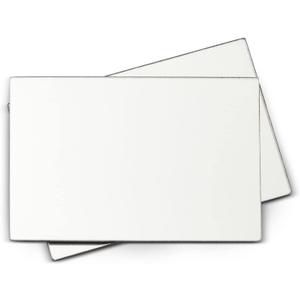 Juvale Locker Mirror Magnetic - 4 x 6 in, Silver Acrylic, Rectangular, Set of 2 - Magnetic Mirror for Locker Accessories & Office Use - Shatterproof & Rounded Corners for School & Office