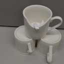 Elama Aspin 12 Piece 2.5 Ounce Porcelain Espresso Cup Set with Saucers, Coffee Set, Serveware Set, Drinkware, Tea Set (Aspin)