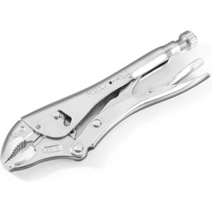 MAXPOWER 10-inch Locking Pliers, Curved Locking pliers with Two-position Opening Adjustment, Max Jaw Opening 2.6"