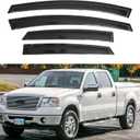 IG Window Visors Fit for 2004-2008 Ford F150 SuperCrew, Out-Channel Rain Guards Vent Wind Deflectors 4PC, Truck Accessories for 2006-2008 Lincoln Mark LT Crew Cab (Full-Size Cabs)