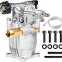 YAMATIC 3/4" Shaft Horizontal Pressure Washer Pump 3400 PSI @ 2.5 GPM Replacement Pump for Power Washer Compatible with Homelite, Troybilt, Simpson, Karcher Honda GC160 GC190 AR rmv 2.5g30 and More