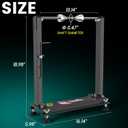 Motorcycle Wheel Balance Stand, Heavy-Duty Single-Axle Wheel Balancing Tool for Static & Dynamic Tire Alignment